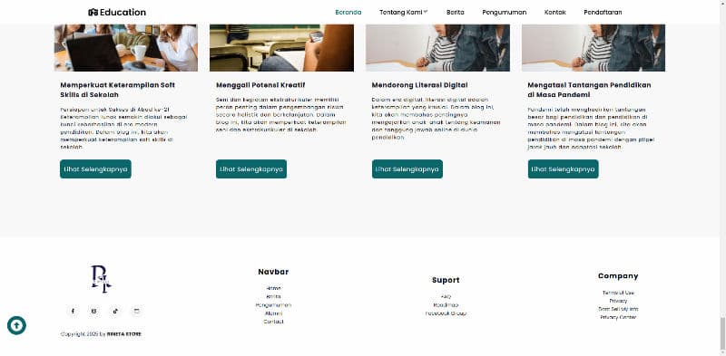 Template Website Sekolah - Preview 9