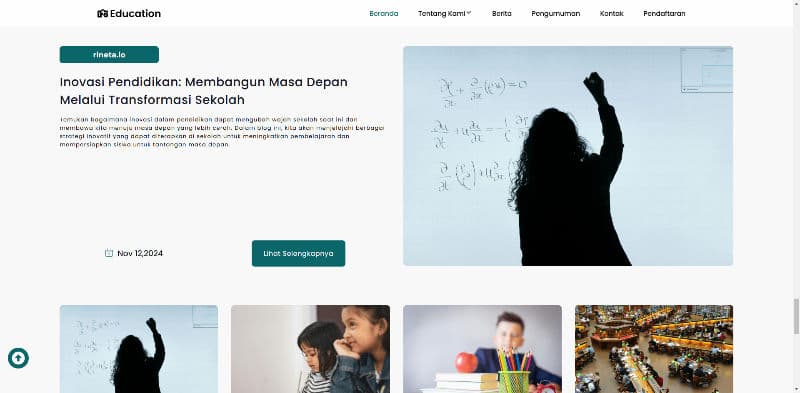 Template Website Sekolah - Preview 8
