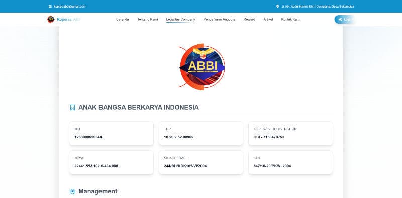 Platform Digital Koperasi ABBI - Preview 3