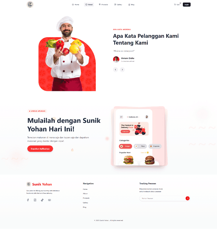 Sunik Yohan – Website Multi Page yang Menggoda Selera - Preview 6