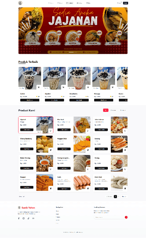 Sunik Yohan – Website Multi Page yang Menggoda Selera - Preview 9