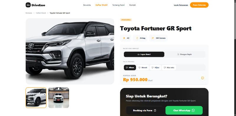 Car Rental Booking Platform — Web Development Project - Preview 6